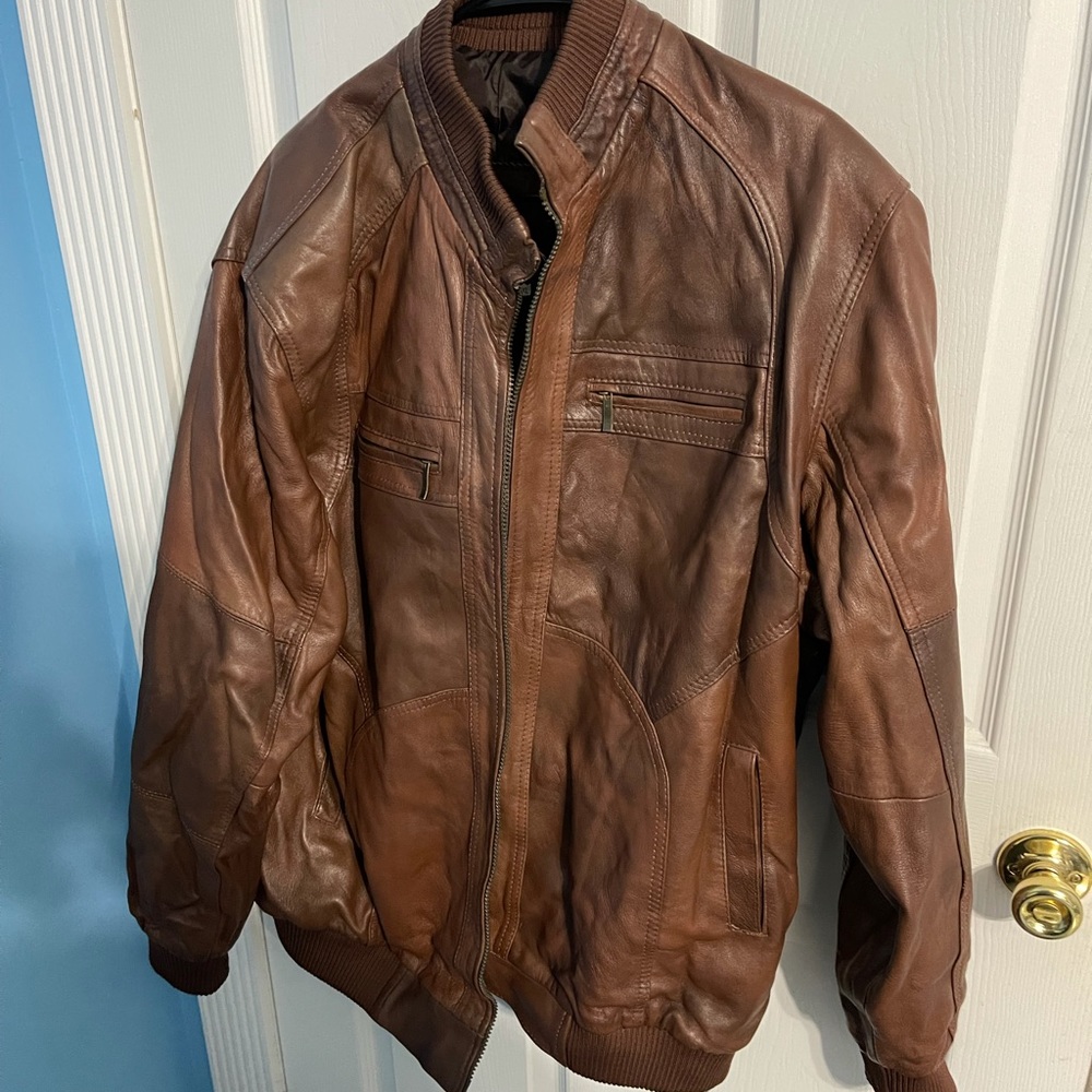 Leather jacket